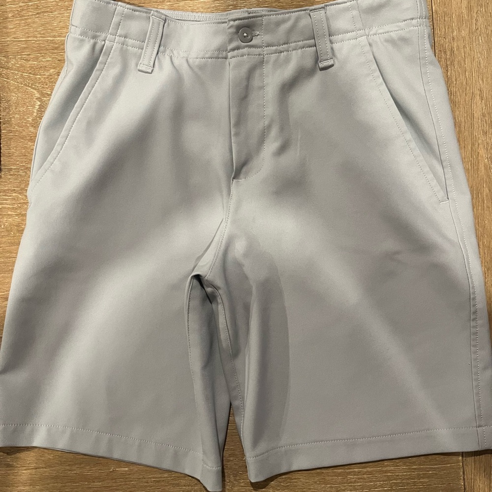 Under Armour Performance Youth Light Gray  Shorts